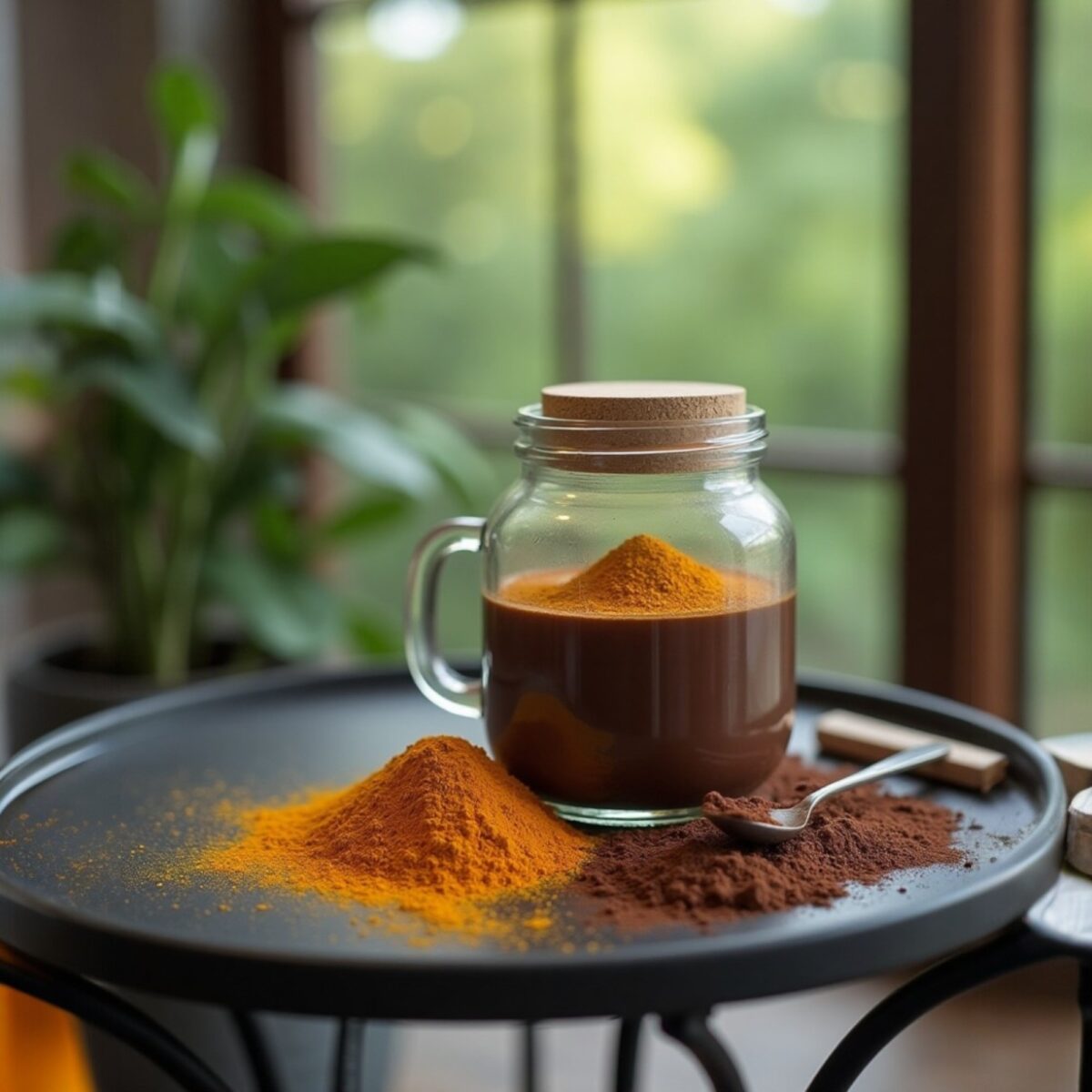 Hot Chocolate Turmeric Latte