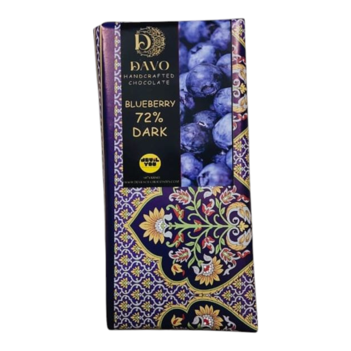Davo Blueberry 72% Cocoa - Image 2